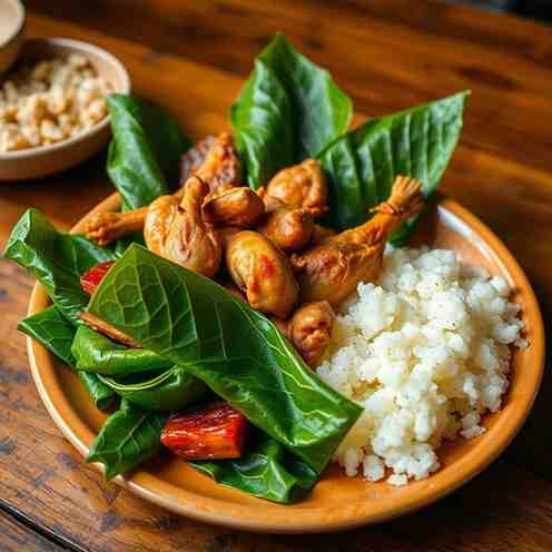 Kwem - Cassava Leaf Food Recipe